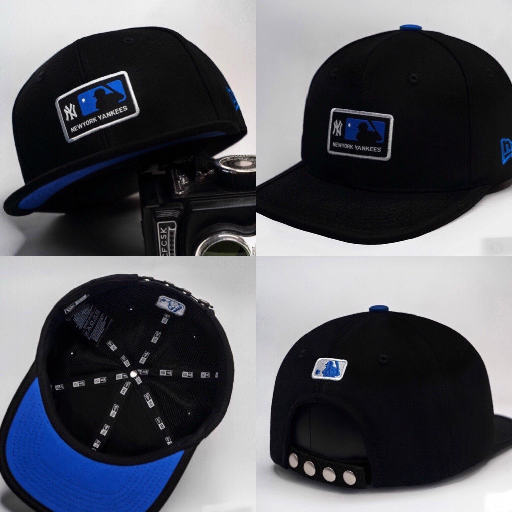 (Cao Cấp)Mũ Nón Lưỡi Trai Nam SNAPBACK Phối Màu Đen Xanh Cá Tính.
