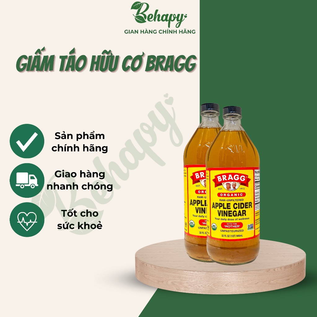 Giấm táo hữu cơ Bragg