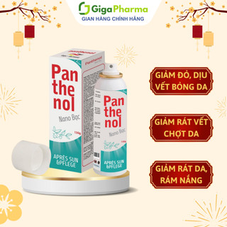 Xịt bỏng Panthenol Nano Bạc - Làm dịu mát da, giảm đỏ rát vùng da bỏng, tổn thương