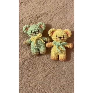MÓC KHOÁ GẤU MINI BẰNG LEN (HandMade)