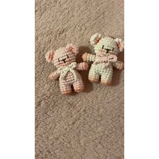 MÓC KHOÁ GẤU MINI BẰNG LEN (HandMade)