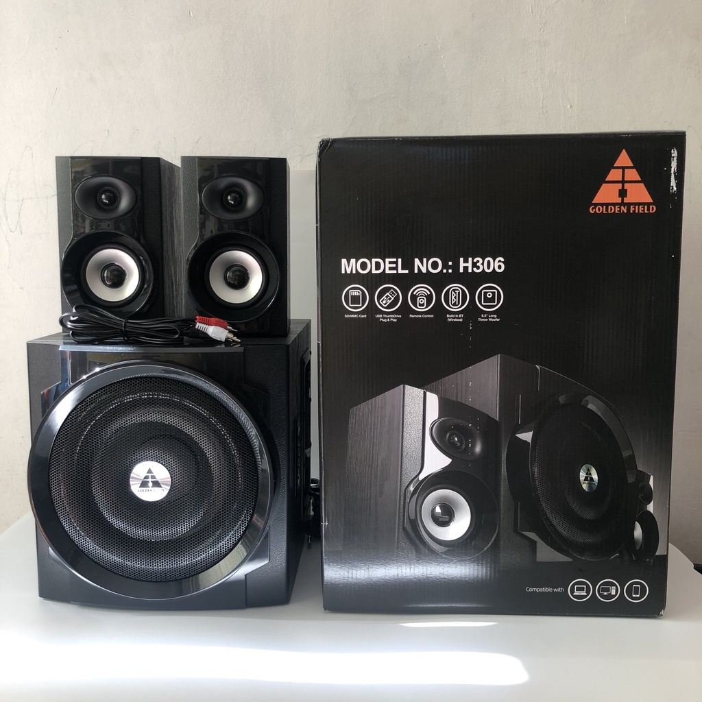 Loa Golden Field H308 HIFI USB/SD/FM/Bluettoth