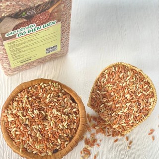 Gạo lứt đỏ điện biên 1kg thơm dẻo ,rất tốt cho người ăn kiêng ,tiểu đường