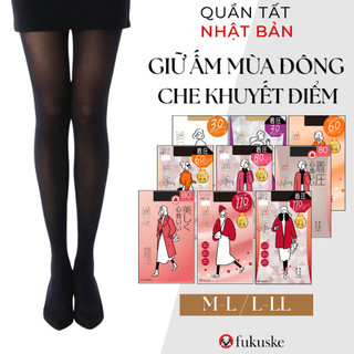 Quần tất nữ Fukuske dành cho mùa đông giữ ấm giữ nhiệt và dưỡng ẩm, bó form mịn màng