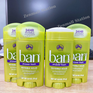 Lăn nách sáp BAN Mỹ Invisible Solid Antiperspirant Deodorant 73g Lăng khử mùi nữ