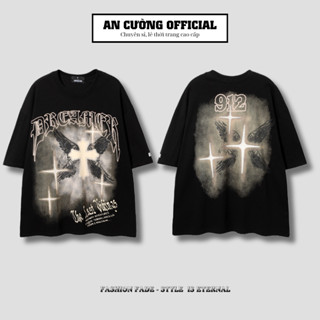 Áo thun nam unisex form rộng cao cấp tay lỡ cổ tròn chất cotton dày dặn thoáng mát - An Cường Official 25