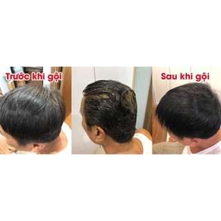 Combo 3 gói dùng thử Dầu gội đen tóc thảo dược LICH5