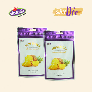 Thơm sấy dẻo vinamit 100g túi zip ăn liền giàu vitamin