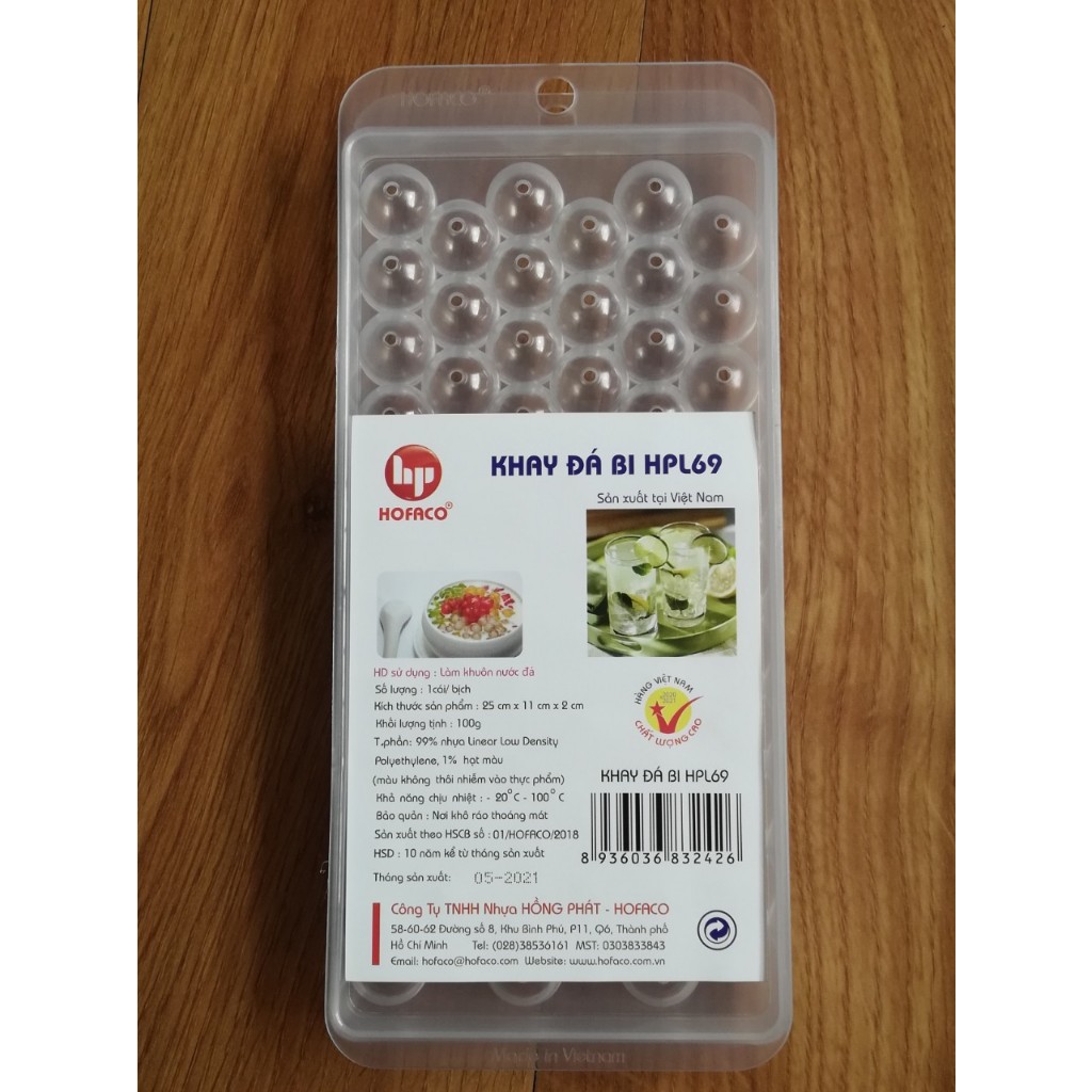 Khay Làm Đá Bi HPL69