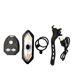 đèn xe đạp xi nhan không dây siêu nhậy lắp cột yên