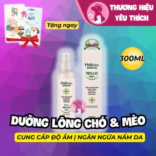 [300ml] Chai xịt dưỡng lông & da cho chó - PRUNUS HAIR SKIN ESSENCE (NK Hàn Quốc)