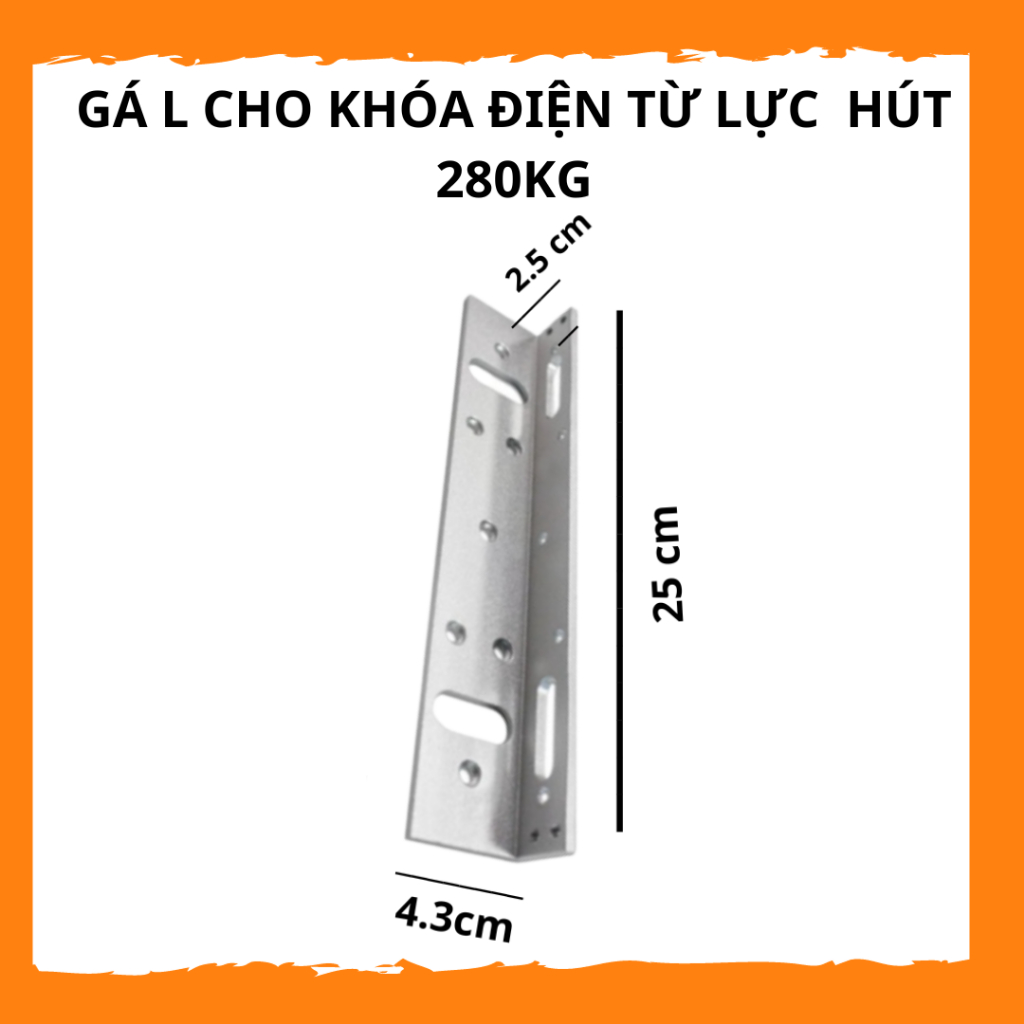 Bộ Gá ZL, Bát ZL Cho Khóa Điện Từ, Khóa Từ, Khóa Nam Châm 12V Lực Hút 280kg