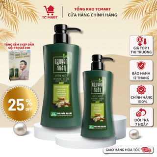 Dầu gội dược liệu Nguyên Xuân Xanh 470g KM 50g - Dành cho tóc khô xơ,hư tổn +TẶNG THÊM giá không đổi