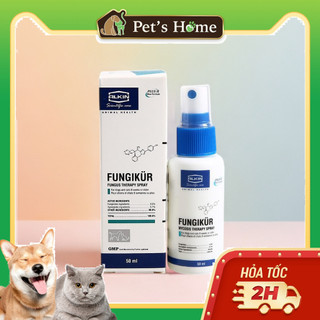 Alkin Fungikur xịt trị nấm cho chó mèo 50ml