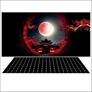 Tranh 3d Decal có sẵn keo, Tranh Dán Bể Cá Thủy Sinh, Bể Cá Rồng_kích thước lớn
