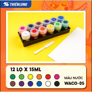 Màu nước thiên long 12 màu x 15ml