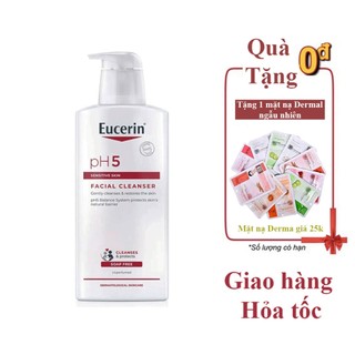 (Quà) Eucerin pH5 Facial Cleanser 400ml - Sữa Rửa Mặt Da Nhạy Cảm