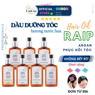 [ TẶNG MIẾNG DÁN TÓC] Dưỡng Tóc Bóng Mượt Argan Oil Raip - Dầu Dưỡng Tóc Giảm Sơ Rối Chẻ Ngọn - Tinh Dầu Dưỡng Tóc 100ml