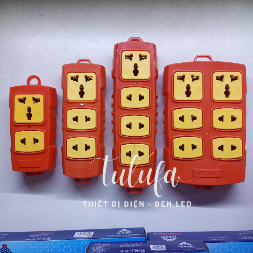 Ổ cắm siêu chịu tải HINOKI 6000w, hàng chất lượng chống vỡ, cháy nổ