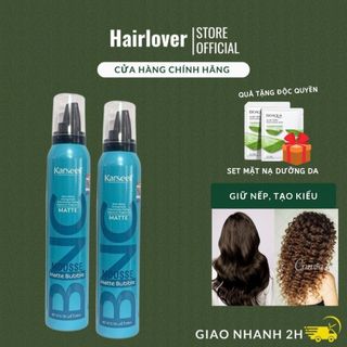 Bọt mềm giữ nếp tóc xoăn hippie xoăn sóng keo bọt xịt tóc tạo kiểu tóc uốn xoăn nữ Karseell BNC Mousse HAIRLOVER