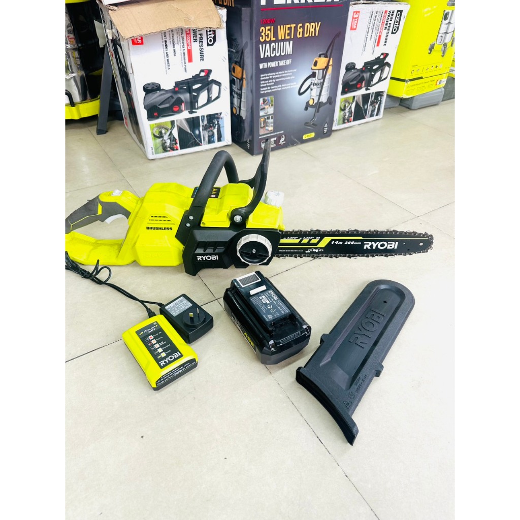 Máy cưa xích pin 36v  PIN 4ah rcs36x4