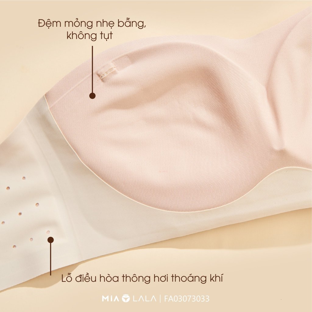 Áo lót su quây ngang đệm mỏng MIALALA 3033 FA03073033