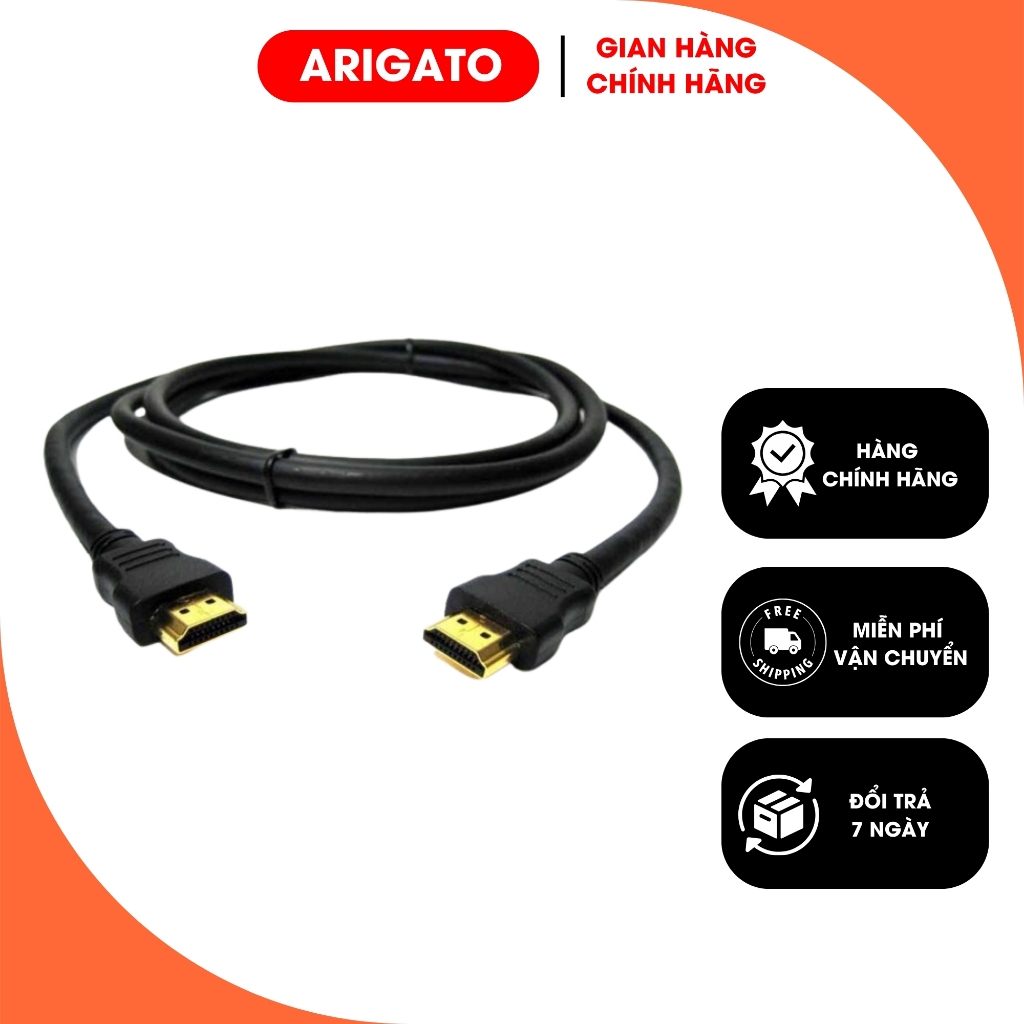 Dây HDMI Chống Nhiễu Loại Tốt Tín Hiệu Ổn Định, Độ Dài 1M 1.5M 3M 5M 7.0 ARIGATO DHA4