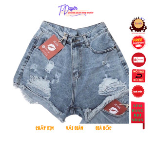Quần short jean nữ mẫu basic, quần đùi nữ quần ngắn nữ dễ mặc thời trang mới quần mặc bốn mùa nữ t9