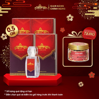 Nhụy Hoa Nghệ Tây Saffron Salam 4 hộp 0.5Gram/hộp