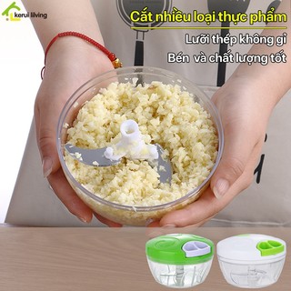 Máy xay tỏi ớt kéo tay AIGE, máy xay dây rút, máy xay hành tỏi cầm tay, dụng cụ xay tỏi ớt, máy xay