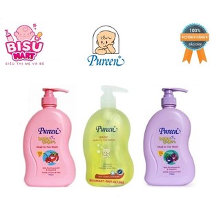 Sữa Tắm Gội Toàn Thân Cho Bé  2 IN 1 Pureen 750ml