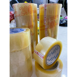 Băng keo trong, băng keo dán thùng, băng keo trong 200 YARD 240gram