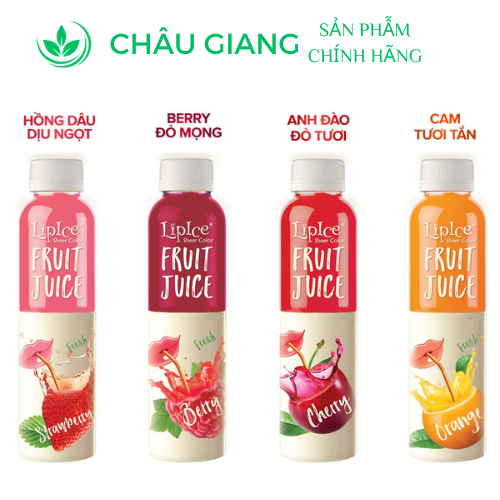 Son Dưỡng Lipice Trái Cây Sheer Color Fruit Juice 4g Chính hãng