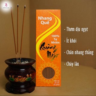 Combo 3 Hộp nhang vỏ Quế Chung Cư Vinacay kích thước 25cm