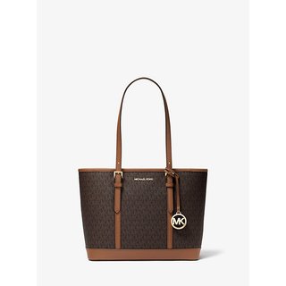 Túi tote mk jet set travel small logo top-zip tote bag 35s0gtvt1v