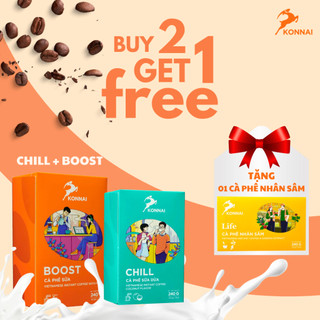  Combo Cà phê hòa tan  Konnai Coffee