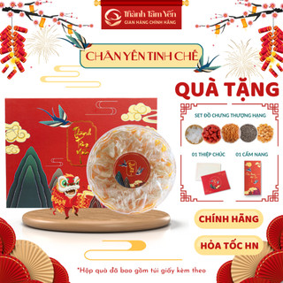 Chân Yến Tinh Chế Nguyên Chất - Thành Tâm Yến - Tổ Yến Sào Khánh Hòa Chính Hãng - Tặng Set Đồ Chưng