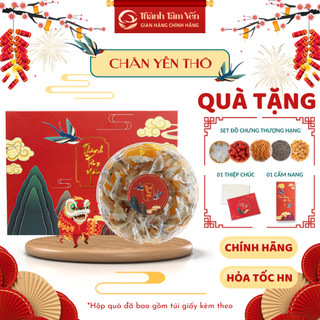 Chân Yến Thô Ít Lông Nguyên Chất - Thành Tâm Yến - Tổ Yến Sào Khánh Hòa Chính Hãng - Tặng Set Đồ Chưng
