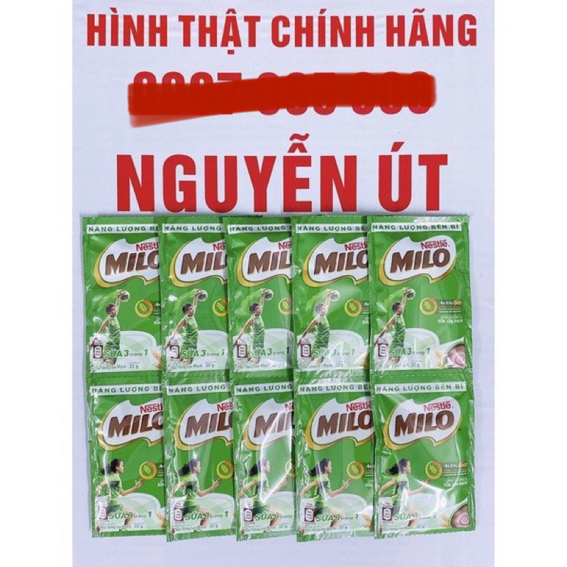 milo dây 10 gói x 22g