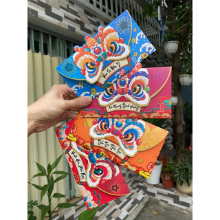 Bao lì xì đầu lân chúc tết