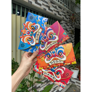 Bao lì xì đầu lân chúc tết