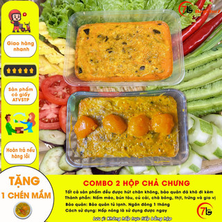 Bếp Chú 7 - Combo 2 Hộp 500g Đặc Sản Chả Chưng Thơm Ngon Chuẩn Vị Việt - Hàng nóng mỗi ngày - Hỏa tốc TPHCM.
