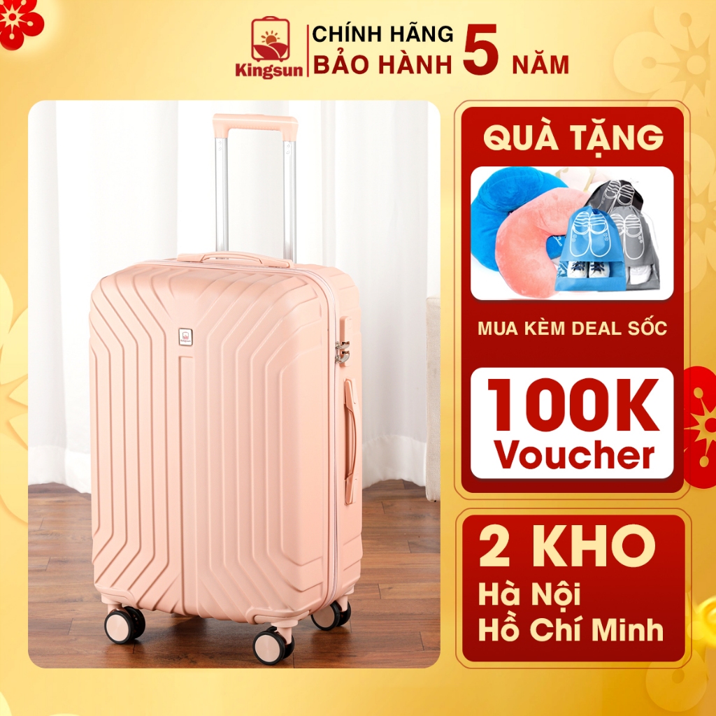 Vali du lịch KS-216/P309 Kingsun vali kéo size 28 cao cấp bảo hành 5 năm