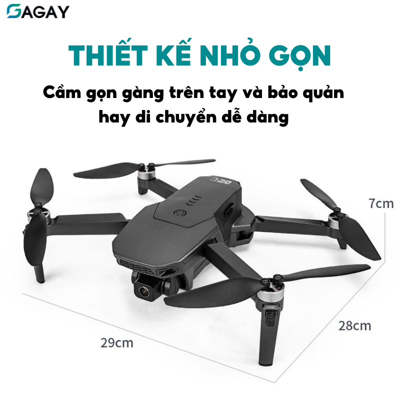 Flycam L300 Pro động cơ không chổi than, plycam minicó gps máy bay chụp ảnh chất lượng cao, tuổi thọ pin dài Gagay | BigBuy360 - bigbuy360.vn