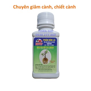 Hợp Chất Ra Rễ HVP chai 100ml, Phân bón kích rễ cực mạnh, chuyên dùng hoa hồng, cây kiểng