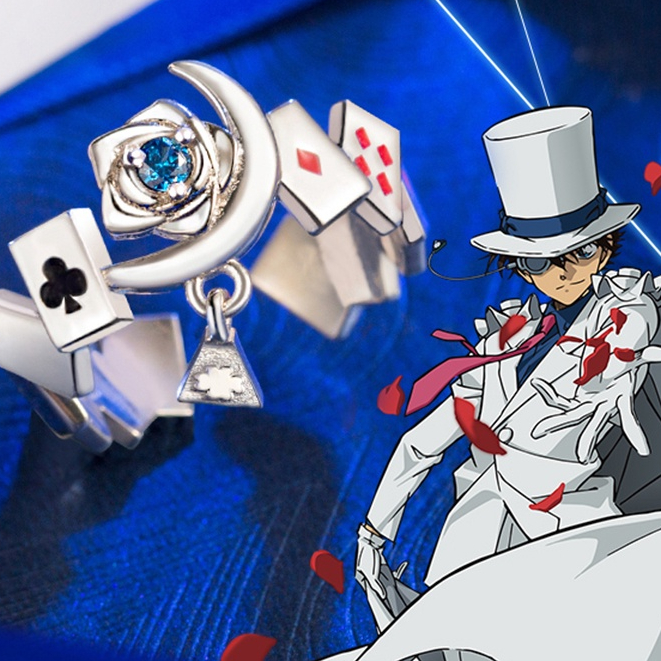 Nhẫn KAITO KID cosplay Siêu trộm nhân vật Thám Tử trong conan