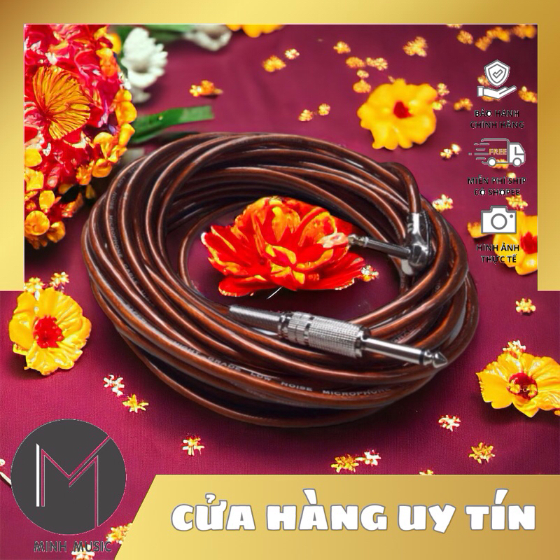 Dây line ( jack ) cắm đàn guitar 10m MMS hình thật