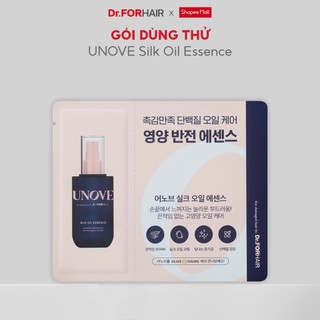 Combo gói dùng thử tinh chất nuôi dưỡng chăm sóc tóc UNOVE silk oil essence 2ml