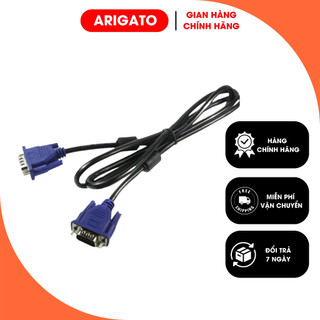 Dây VGA 1M5 1M8 3M 5M Chống Nhiễu Chất Lượng Cao ARIGATO DVGA01