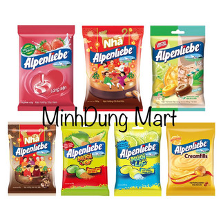 Kẹo Alpenliebe các vị đóng gói nhỏ và to